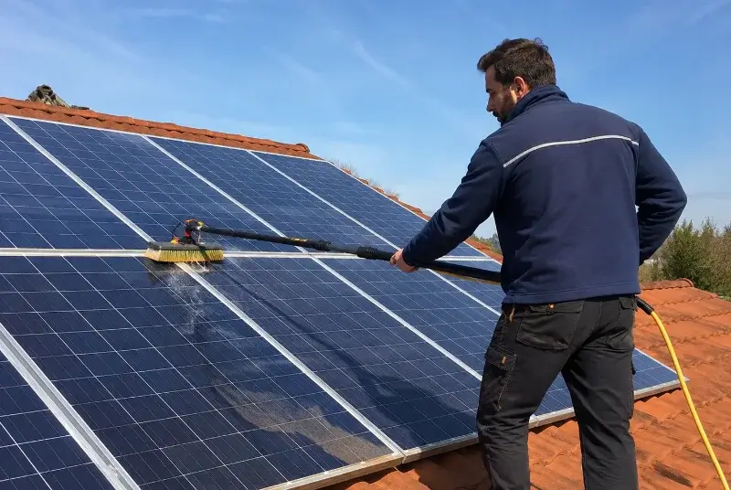 Nettoyage et entretien de panneaux solaires à Noyarey
